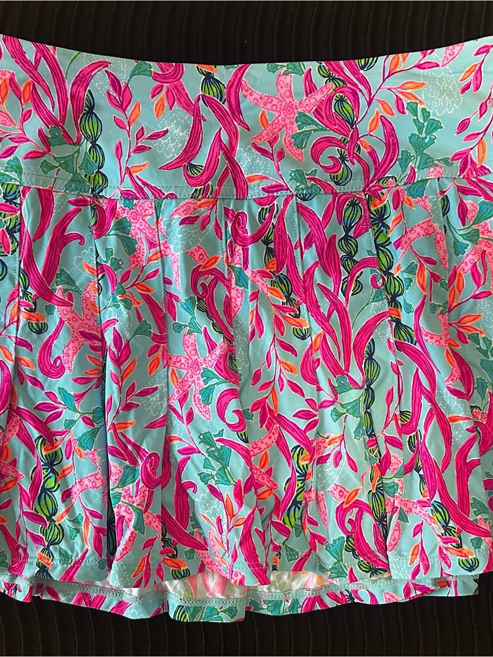 Lilly Pulitzer Pink NWT Floral-Print Skater Skirt